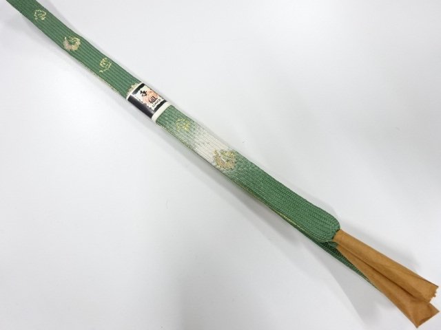 JAPANESE KIMONO / UNUSED KOREI HAND-TIED OBIJIME